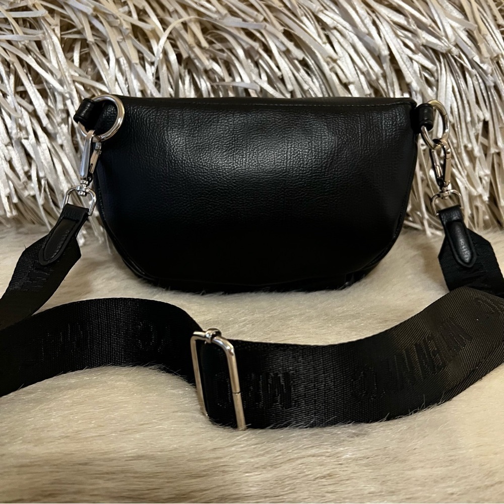 MADDEN NYC Womens Embellished Multi Pocket Fannypack Crossbody Vegan Belt Bag - Picture 9 of 15